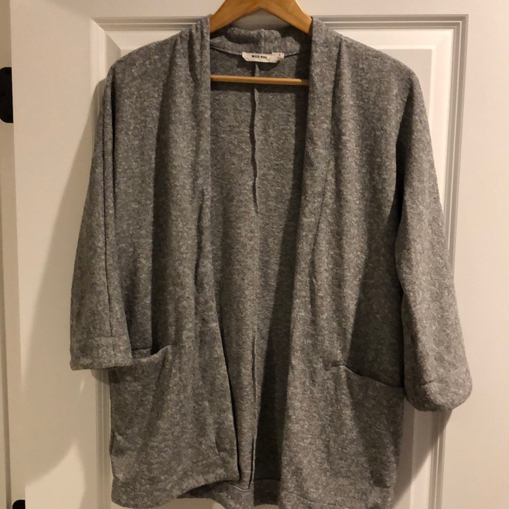 Soft sweater blazer